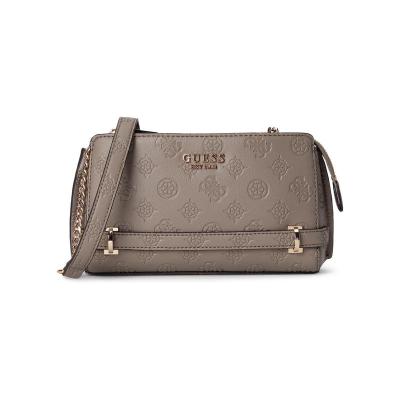 盖尔斯(GUESS)时尚迷你斜挎包女款简约拉链设计内含卡槽与拉链口袋