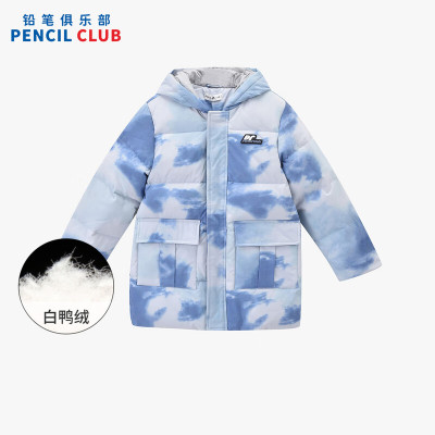 [1件3折]铅笔俱乐部2025年冬装新款男童羽绒服儿童羽绒服加厚外套中大童保暖上衣