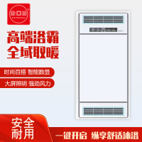 盼回盼 智能电器 浴霸(双取暖纯平-06 )集成吊顶式风暖卫生间家用取暖五合一嵌入式浴室暖风