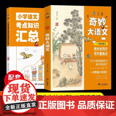 [全2册]奇妙大语文1-6年级总复习 小学语文考点知识汇总 小学生一年级二年级三年级四五六 小学儿童课外阅读教材同步