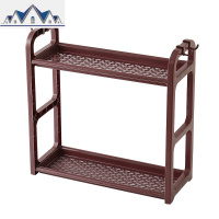 厨房用品收纳多层省空间置物架多功能调味料菜刀浴室收纳架子 三维工匠