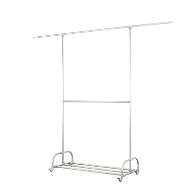 翌嘉YJ-E6-202 202不锈钢晾衣架移动伸缩有鞋架晒衣架 可升降高度款 1200*520*2000