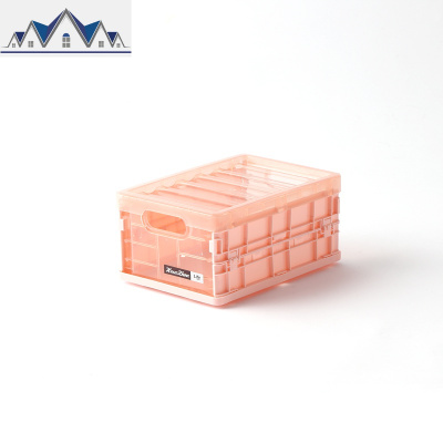 收纳箱塑料可折叠透明带盖装衣服玩具书本零食大小号整理盒储物箱 三维工匠