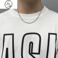 JiMi古巴链项链男潮ins嘻哈轻奢小众设计高级感秋冬毛衣链女锁骨链