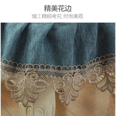 美帮汇雪尼尔欧式耐磨汽车座垫办公室餐椅垫雪防滑沙发椅子坐垫加厚