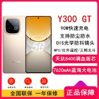 [全新]vivo Y300 GT 沙漠金 12GB+256GB 天玑8400满血版 双卡5G芯 7620mAh大电池 90W充电 5000万高清影像 5G 手机