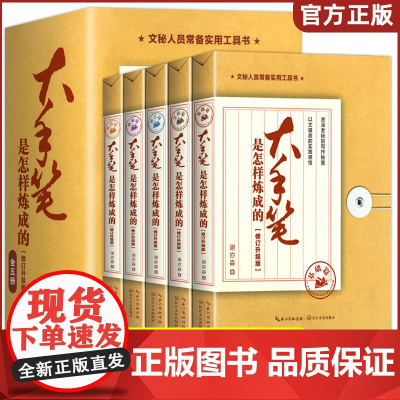 新版 大手笔是怎样炼成的全套5册 理论+实践篇+语言篇+修炼篇 练成老秘书办公室秘笈文秘行政机关公文写作规范公务员写作正