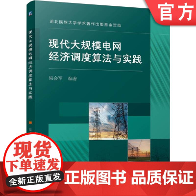 正版 现代大规模电网经济调度算法与实践 梁会军 电力系统 经济调度 数据驱动 单目标 复杂系统 决策 建模 电动汽车