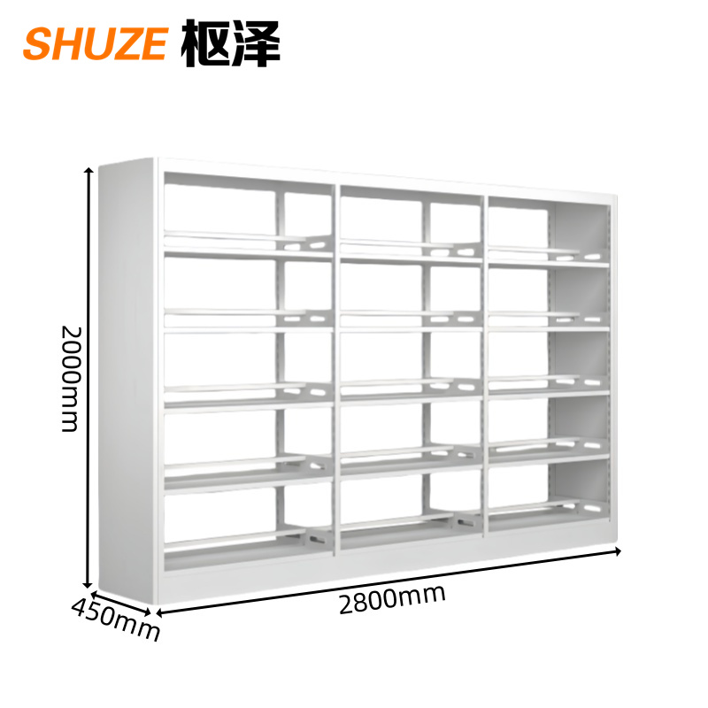 枢泽 展示架钢制书架 一列三组 组