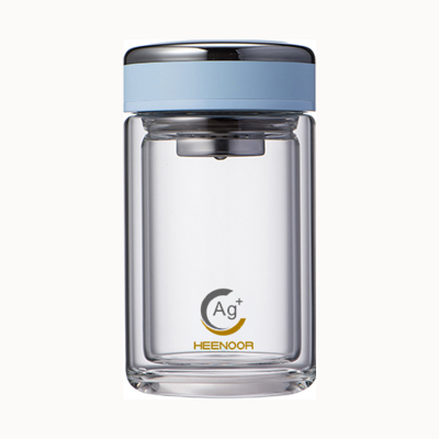 希诺 双层抗菌玻璃杯295ml XN-1955/个