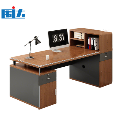 围达 办公桌 单人加高左柜 张
