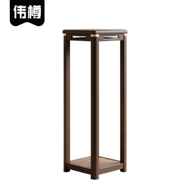 伟樽实木花架30*30*90cm个