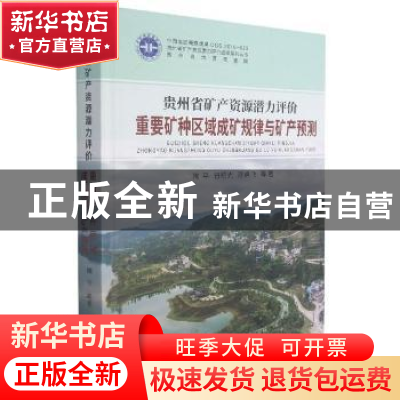 正版 贵州省矿产资源潜力评价 重要矿种区域成矿规律与矿产预测