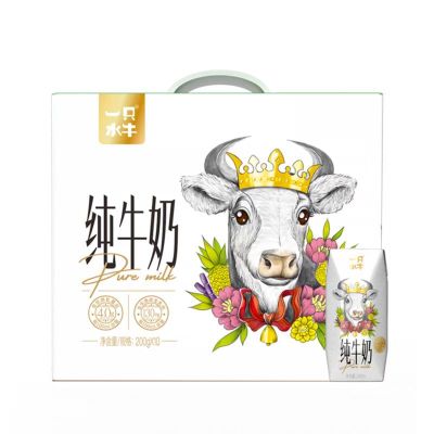 一只水牛4.0g蛋白质水牛奶整箱儿童奶广西特色奶早餐奶200mlx10盒