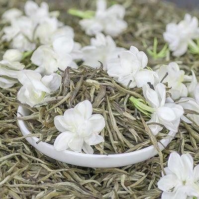 福岗福建茶叶2025新茶 茉莉银针王雪竹花茶浓香型散装500g特级