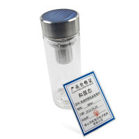 和居态 海浪梓钢铂晶玻璃杯 380ml 个