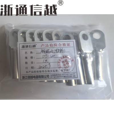 浙通信越 铜端子(镀锡)DT -120/只