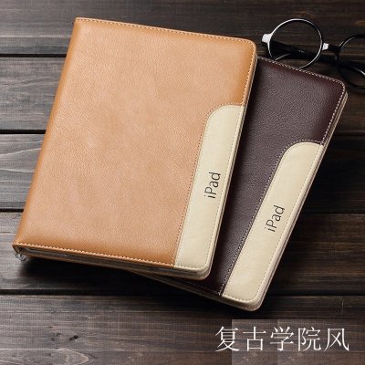 魅爱琳 2018新iPad 9.7保护套 复古商务皮套 Air2保护外壳 ipad568 苹果平板电脑 休眠全包防摔薄