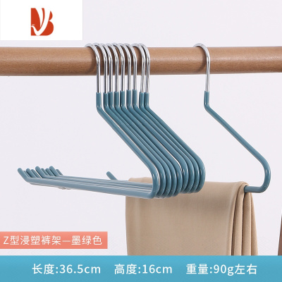 三维工匠鹅型裤架裤夹家用挂裤子专用衣架晾晒Z形2字裤挂衣柜收纳器