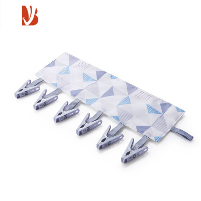 三维工匠旅行便携式晾衣架可折叠出差酒店晾晒旅游洗漱器内衣袜子小夹子