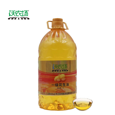 沃农场一级花生油5L/桶
