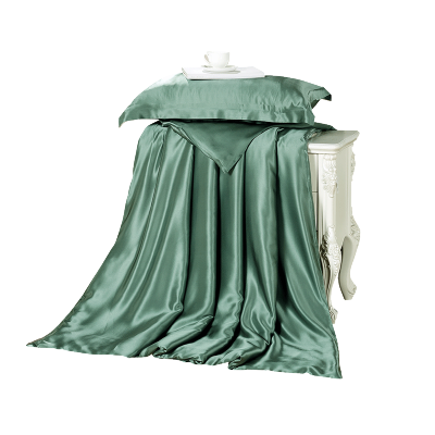 美帮汇100真丝被套双面桑蚕丝被罩单件宽幅床品欧式简约色