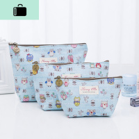 创意小鸟可爱化妆包女 韩版大小号组合防水洗漱收纳包便携手拿包NEW LAKE女手包