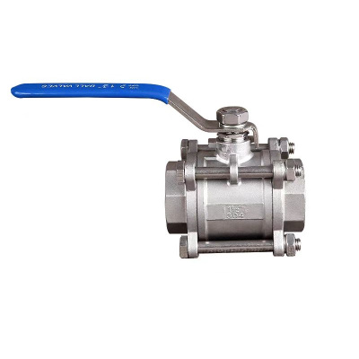 盛京联硕304不锈钢三片式丝扣球阀DN15[4分]个