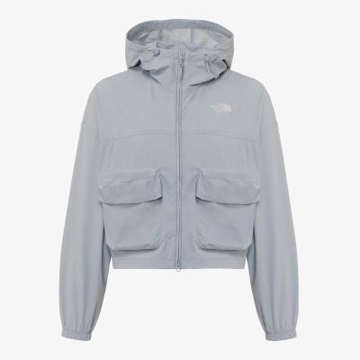 The North Face女款冰川跑步防风保暖连帽夹克四季通用
