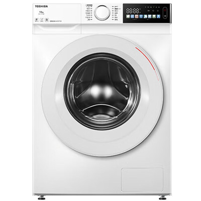 东芝 DG-10T13BF 10公斤超大容量滚筒洗衣机全自动超薄全嵌智能投放彩屏带BLDC变频 玉兔单洗
