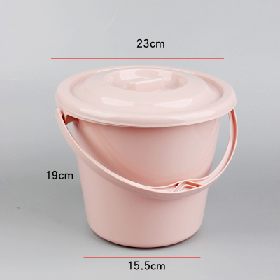 加厚带盖洗脸盆桶学生宿舍洗澡圆桶套装
