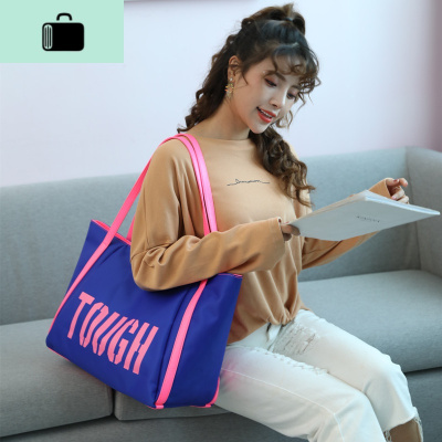 高品质大包包女2020新款韩版女包单肩包简约大容量防水布包托特包NEW LAKE女士单肩包