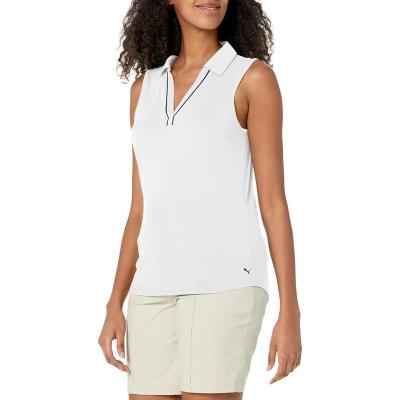 彪马(Puma)女款环保再生面料运动polo衫透气速干四向弹力休闲百搭