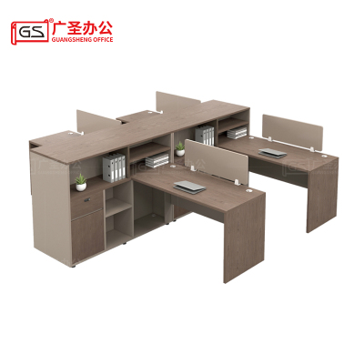 GS 办公桌电脑桌屏风工位四人位 3000*2800*1100mm