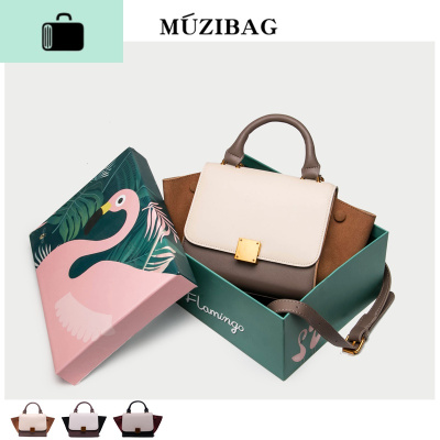 翅膀包2019新款撞色磨砂包包女百搭潮流时尚简约单肩斜挎NEW LAKE女斜挎包