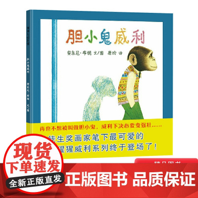 胆小鬼威利硬壳精装图画书蒲蒲兰绘本帮助孩子慢慢变强变壮的亲子阅读幼儿园正版童书