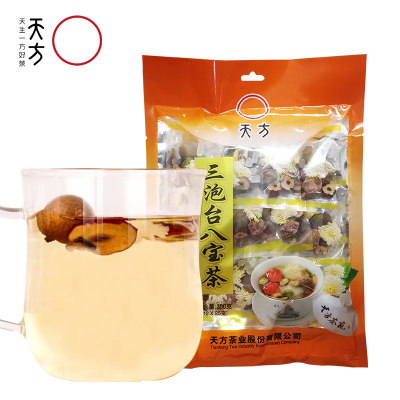 [中华特色]池州馆 天方三泡台八宝茶300g/袋 花草茶 内含菊花八种原料 小袋装 安徽天方茶叶 华东