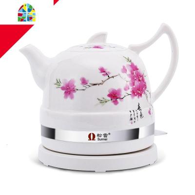 松雷SL-510B手动版陶瓷电水壶景德镇家用烧水自动断电开水电茶壶 FENGHOU SL-512B青花瓷1.2L烧水壶