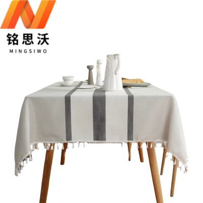 铭思沃棉麻桌布110*110cm张