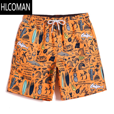 HLCOMAN海边游泳裤男沙滩裤速干大码短裤可下水温泉短裤休闲宽松