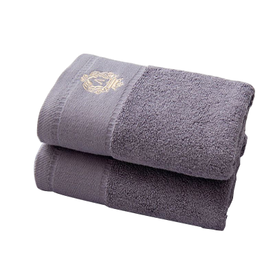 安居先森五星级酒店品质新疆长绒棉奥斯汀毛巾2条礼盒绅士灰