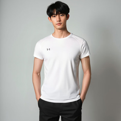 安德玛(Under Armour)男子舒适透气健身训练速干圆领休闲运动短袖T恤 ZP