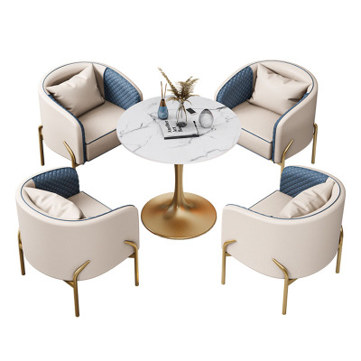 景福达沙发四人位+圆桌套