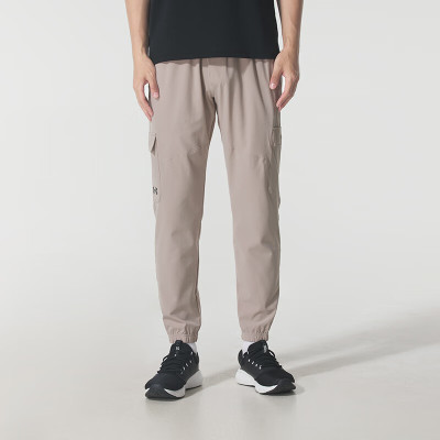 安德玛(UNDERARMOUR)男裤运动裤跑步健身训练工装裤梭织潮流时尚透气休闲收脚长裤1380358-236 ZP