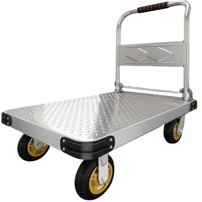 端固 重型钢板小推车折叠手推车平板车载重2000斤 6寸轮 90*60*85cm 6S-1/个