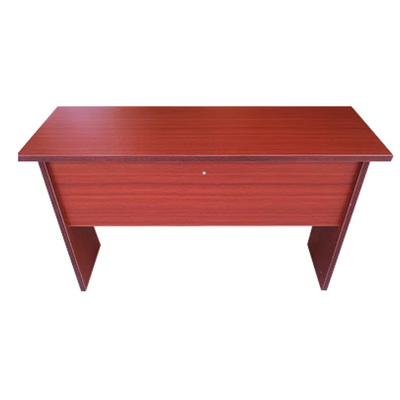 风雷动会议桌双人条桌培训移动小型长方形桌现代简约会议室条形桌1.2米免漆板红胡桃
