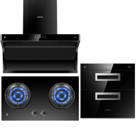 樱花(SAKURA)烟灶消套装7字型抽油烟机家用吸油烟机顶吸侧吸式油烟机CXW-280-QA01+GC01+c01液化气