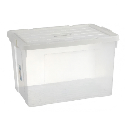 百晟长恒 BSCH-A78D 15L 白盖透明 防水防潮透明整理收纳箱 (计价单位:个) 白盖透明