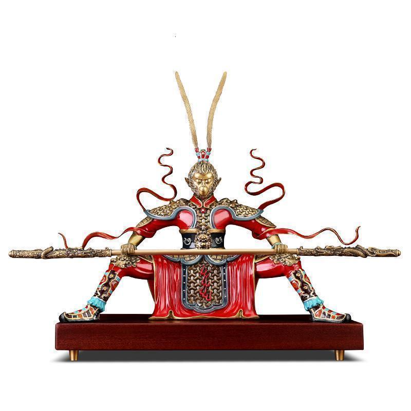 家柏饰(CORATED)齐天大圣斗战圣佛孙悟空摆件家居玄关客厅装饰摆件创意全铜工艺品