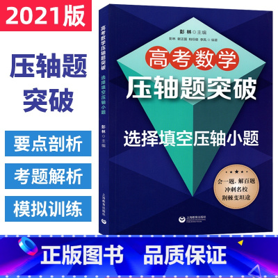 [正版]高考数学压轴题突破解析选择填空压轴小题 高考必刷题2024高考数学题型与技巧专项训练题型全归纳满分突破 高中数